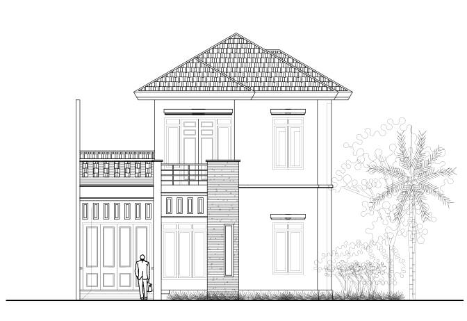 Contoh Denah Rumah Tipe 150